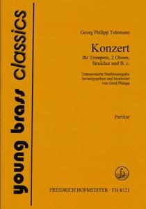 Konzert für Trompete, 2 Oboen, Streicher und B. x. 