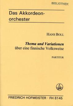 Thema und Variationen über eine finnische Volksweise 