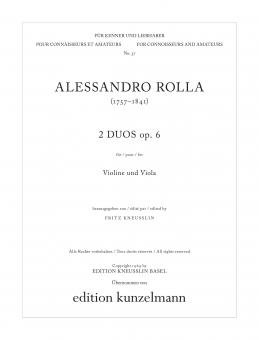 Duos concertants op. 6 