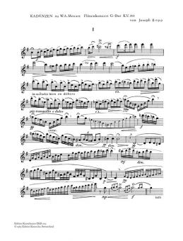 Cadenzas, Mozart K.313 & K.314 