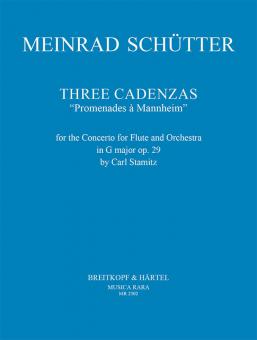 3 Kadenzen "Promenades à Mannheim" 