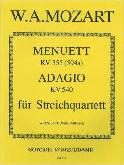 Minuet and Adagio, K 355 (594a), K 540 