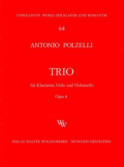 Polzelli, A., Trio op. 4 f. Klarinette, Viola u. Violoncello 