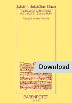Los cantos al himnario de G. Chr. Schemelli BWV 439-507 Download