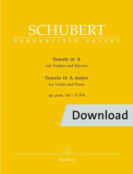 Sonata para violín y piano D 574 op. post.162 Download