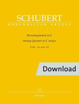 Quinteto de cuerda en do mayor op. post 163 D 956 Download