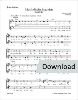Musical Exequien SWV 279-281 Download