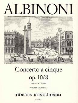 Concerto à cinque g-moll op. 10/8 