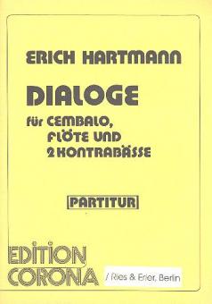 Dialoge für Cembalo, Flöte und zwei Kontrabässe 