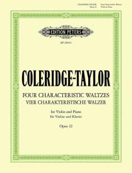 4 Valses característicos op. 22 