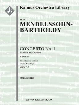 Violin Concerto No. 1 in D minor, MWV O 3 