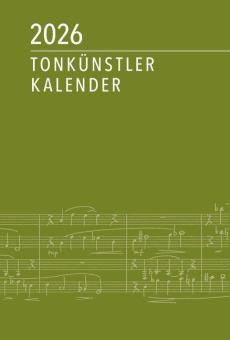 Tonkünstler-Kalender 2026 