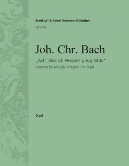 Lamento 'Ach, dass ich Wassers gnug hätte' 