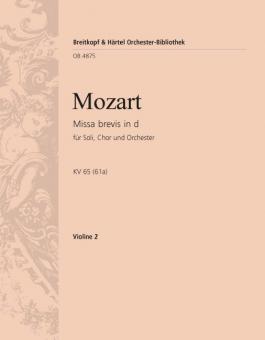 Missa brevis in d-moll KV 65 