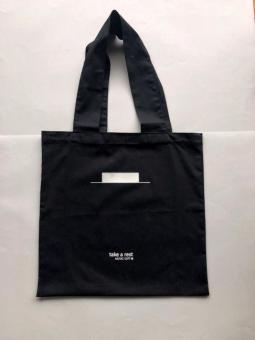 Tote Bag negro - descansa 
