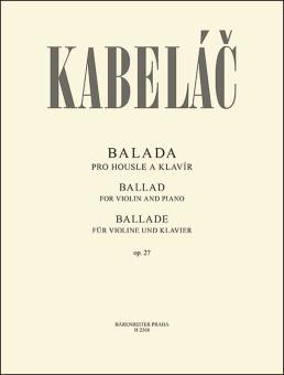 Balada op. 27 