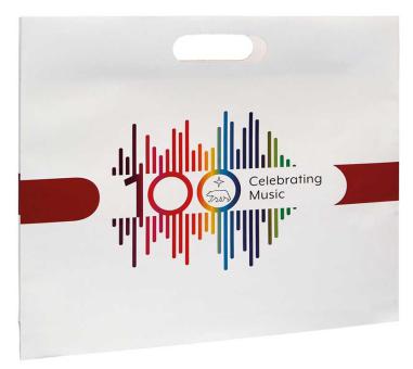 Bolsa de papel de aniversario 