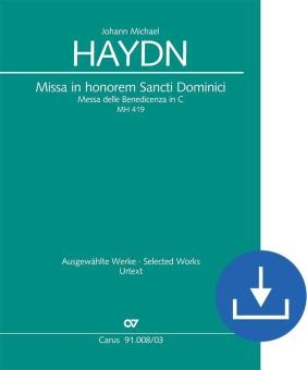 Missa in honorem Sancti Dominici MH 419 Download