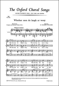 Whether men do laugh or weep 