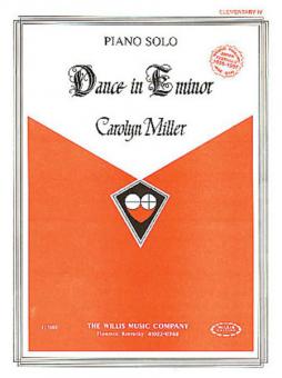 Dance In E Minor Piano Solo Elementary Four 