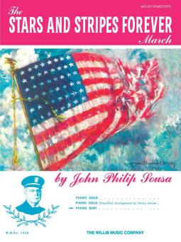 The Stars And Stripes Forever March Piano Duet Mid-Intermediate 