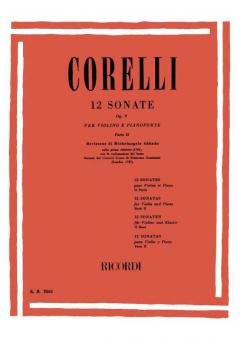 12 Sonatas For Violin And Piano Op. 5 Book 2 