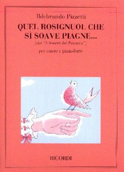 Quel Rosignuol Che Si Soave Piagne 