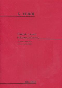 Parigi O Cara Soprano Tenor Piano Duet Italian from La Traviata Act 3 