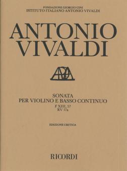Sonata e Minor Violin & Basso continuo RV17a FXIII#57 