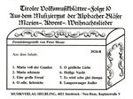 Marien-, Advent-, Weihnachtslieder 