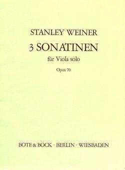 Three Sonatinas op. 70 