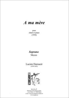 À ma mère 