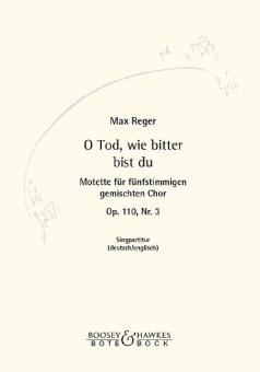 Three Motets Op. 110 