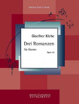 Three Romances Op. 43 