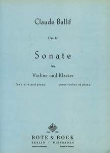 Sonata Op. 17 