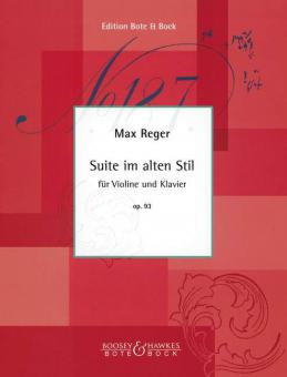 Suite In The Old Style Op. 93 