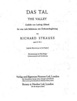 The Valley Op. 51/1 