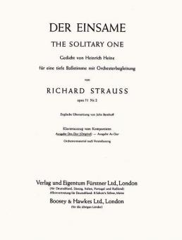 The Solitary One Op. 51/2 