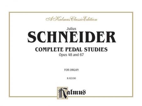 Complete Pedal Studies, Op. 48 and 67 Standard