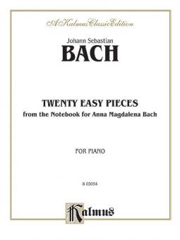 Twenty Easy Pieces from The Anna Magdalena Notebook Standard
