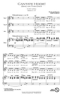 Cantate Hodie! (Sing On This Day) Download