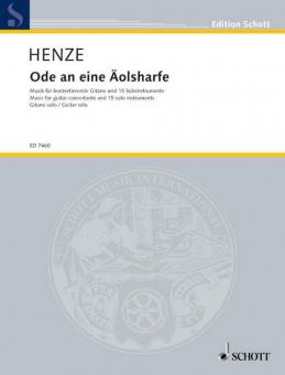 Ode an eine Äolsharfe Standard