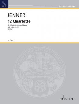 12 Quartette aus dem Toskanischen Heft 1 Standard