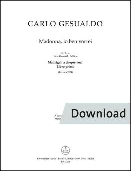 Madonna, io ben vorrei 