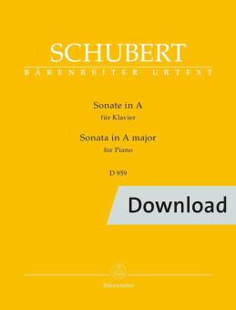 Sonata para piano en la mayor re 959 Download