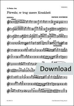 De verdad, soportó nuestra enfermedad BuxWV 31 Download