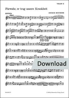 De verdad, soportó nuestra enfermedad BuxWV 31 Download