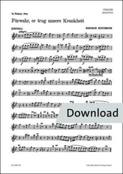 De verdad, soportó nuestra enfermedad BuxWV 31 Download