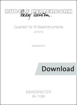 Cuarteto para 8 instrumentos de viento Download