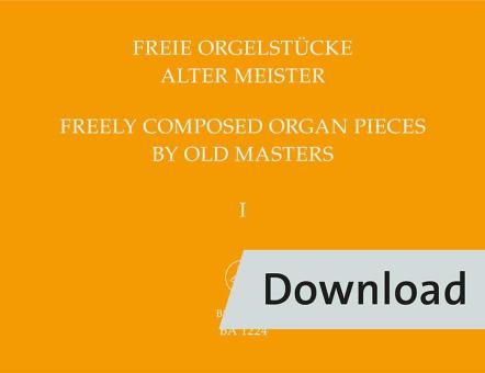 Piezas libres para órgano de maestros antiguos 1 Download